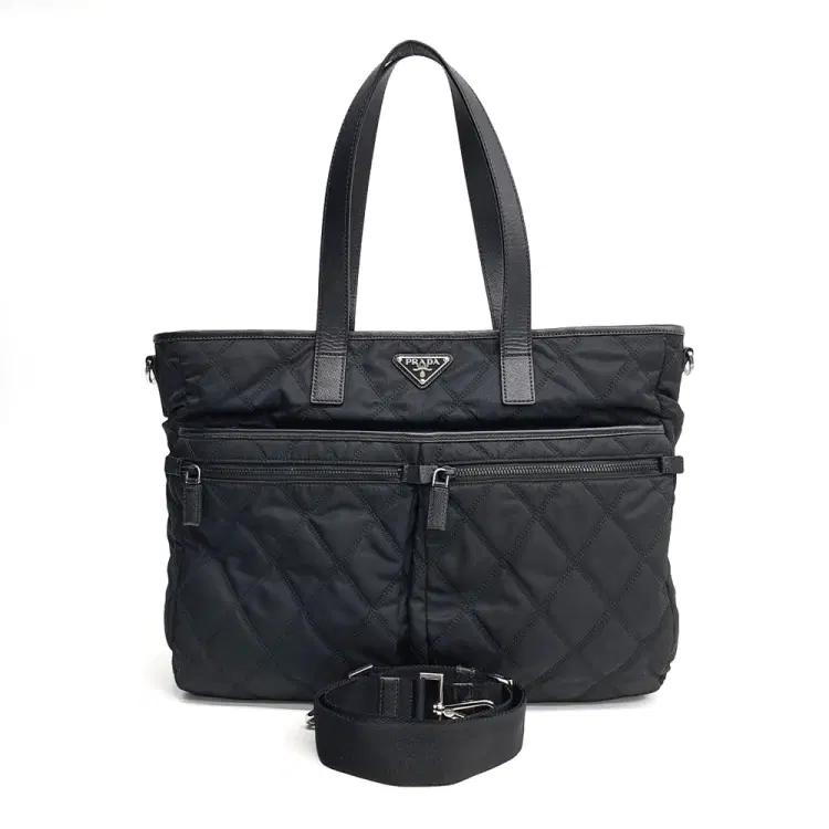Prada Fabric Tote & Shoulder Bag-Hover-Image