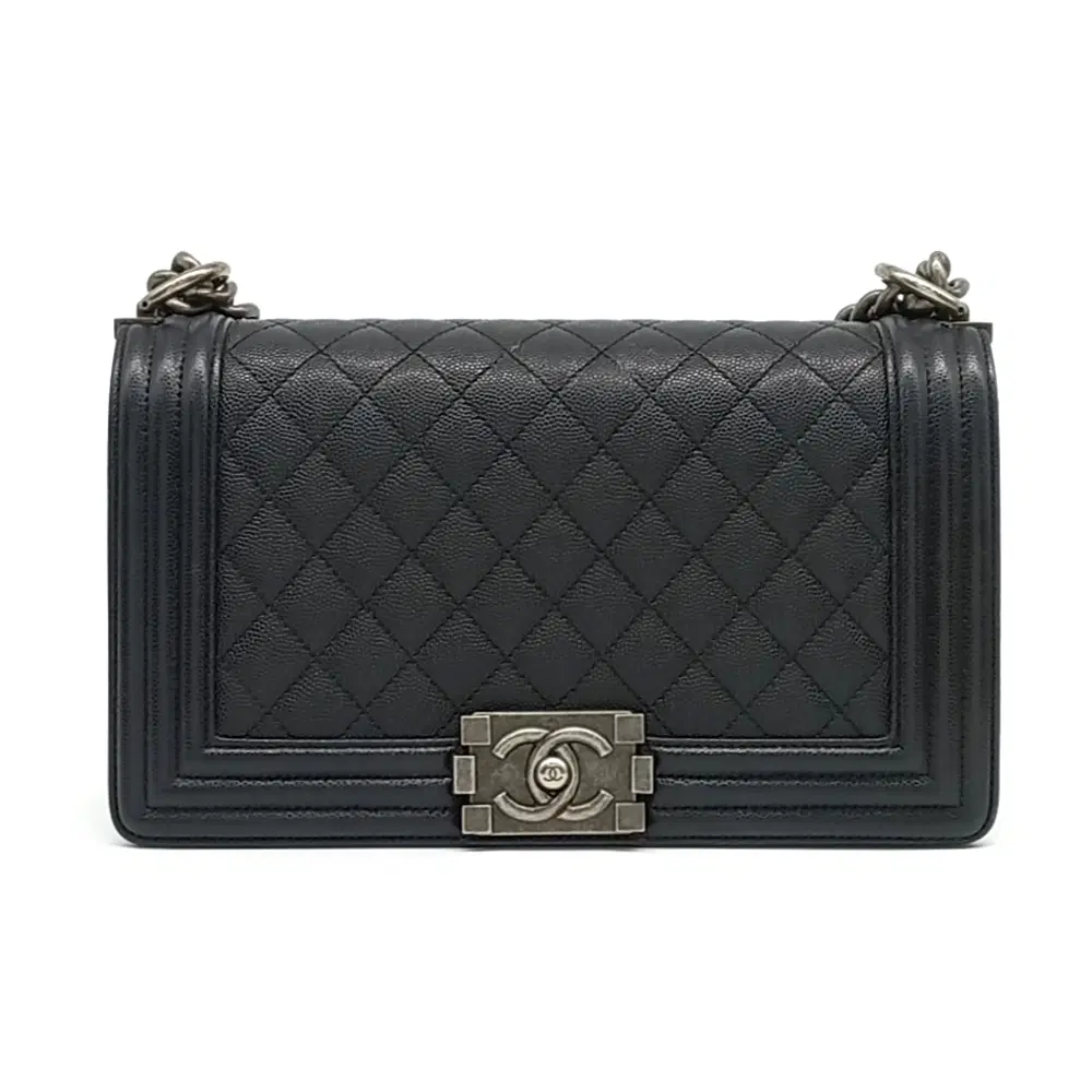 Chanel Caviar Boy Bag Medium A67086