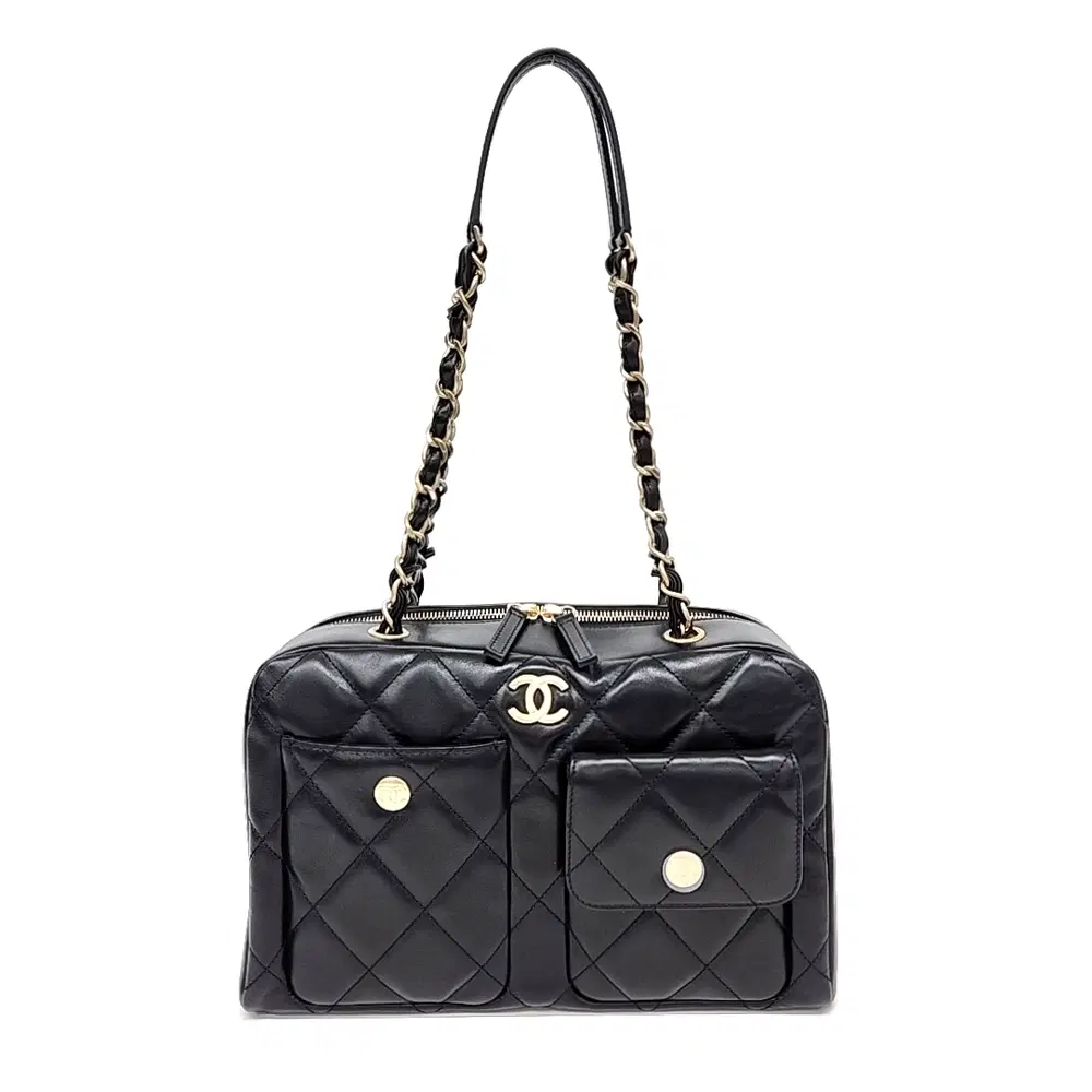 Chanel Pocket Chain Bowling Bag