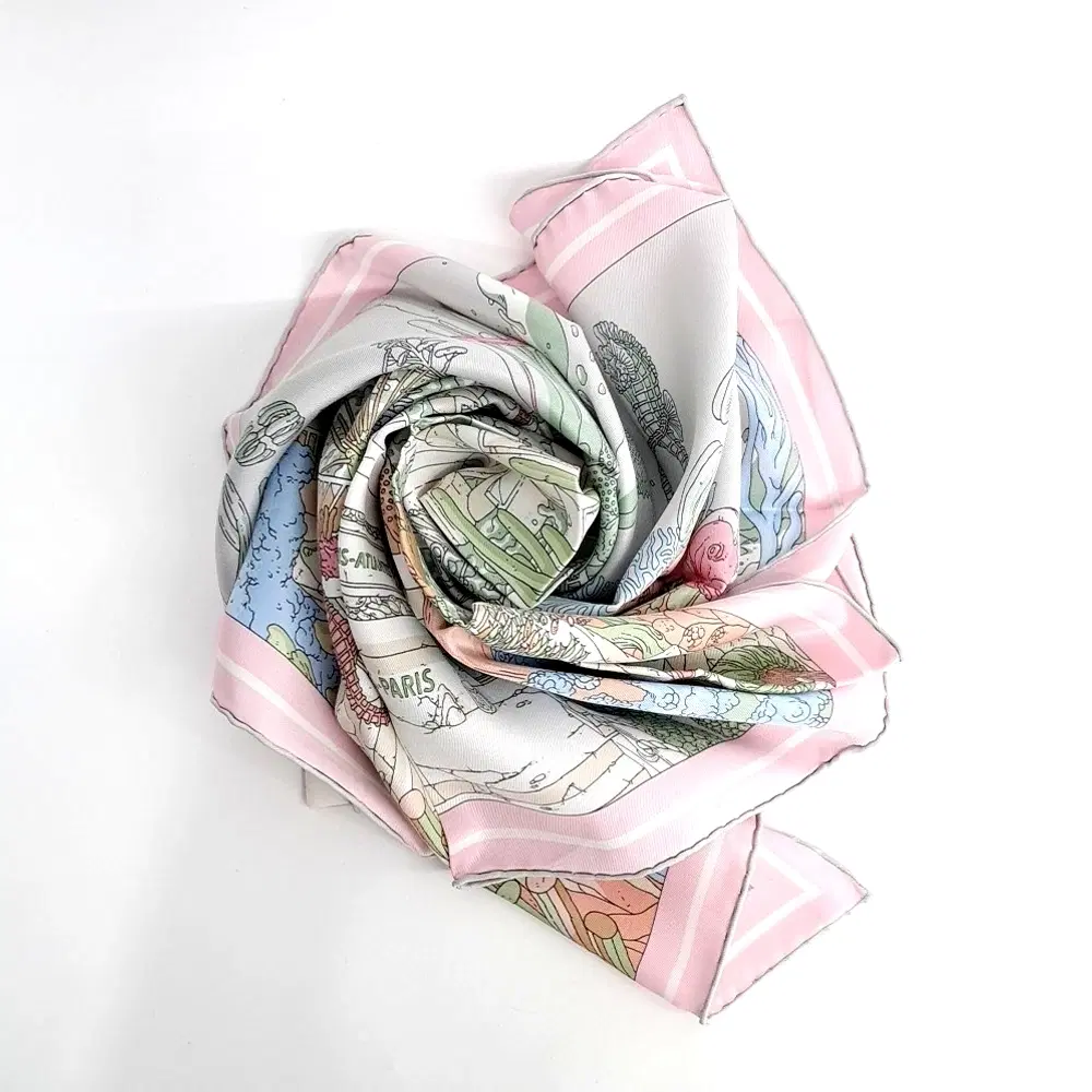 Hermes Silk Scarf