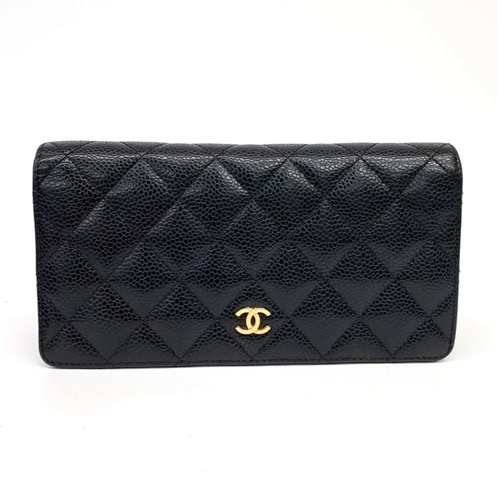 Chanel Caviar Long Wallet