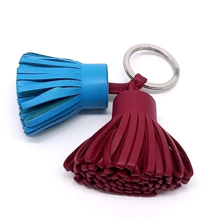 Hermes Carmen Duo Tassel Key Ring-Hover-Image