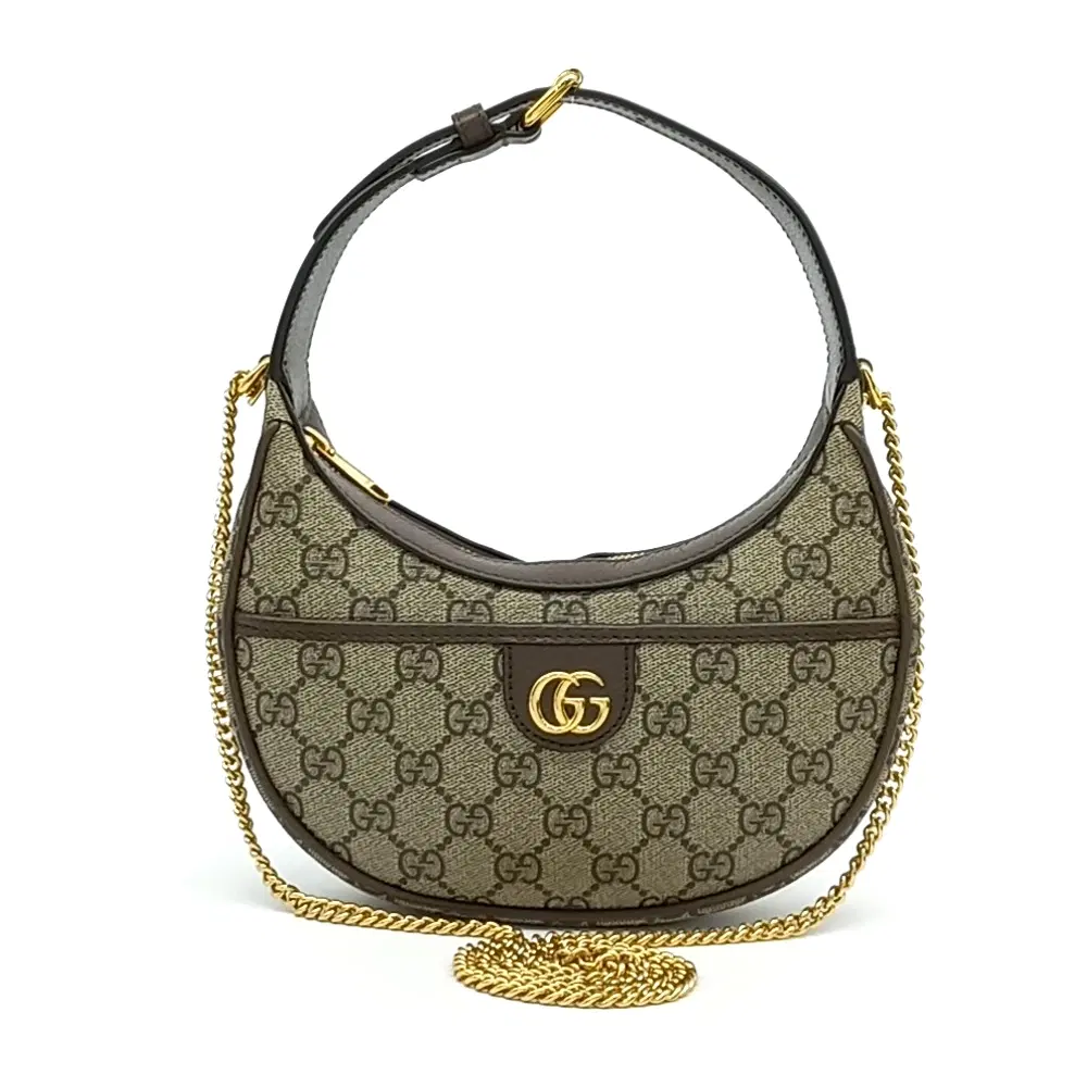 Gucci Ophidia Gg Half Moon Mini Shoulder Bag (772308)