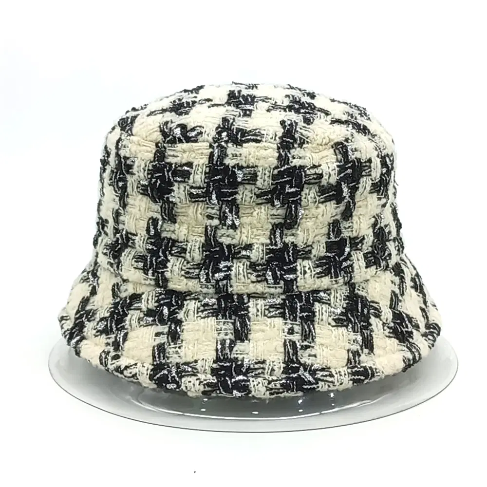 Chanel Tweed Bucket Hat