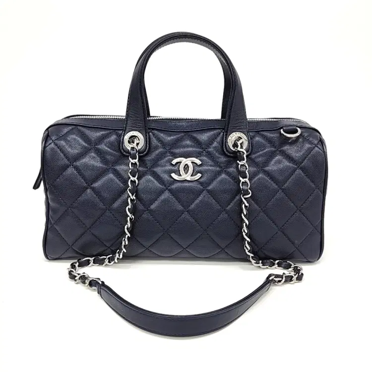 Chanel Caviar Bowling Bag Large-Hover-Image