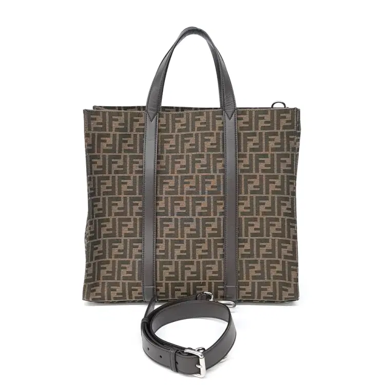 Fendi Ff Jacquard Shopper Bag (7Va390)-Hover-Image