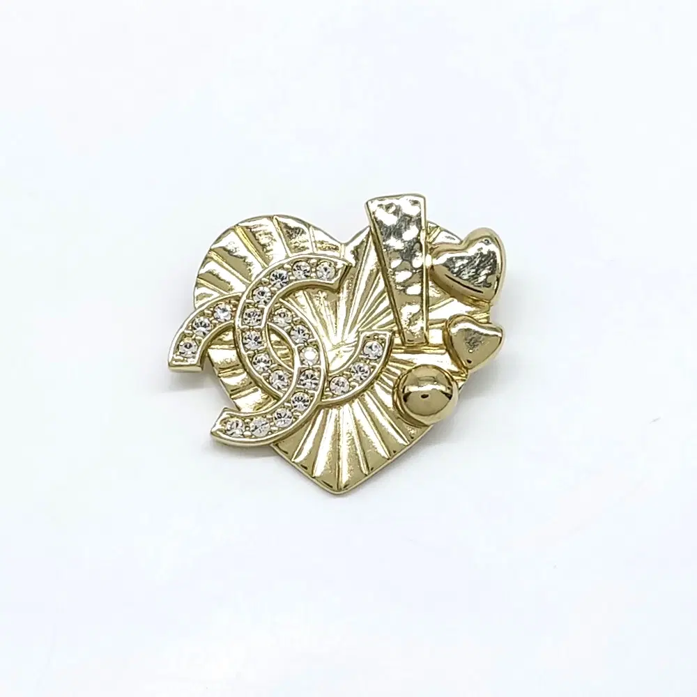 Chanel Heart Brooch