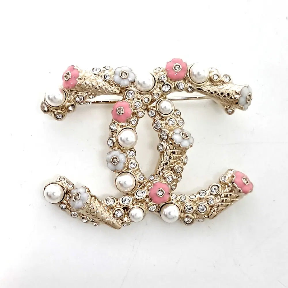 Chanel Logo Brooch