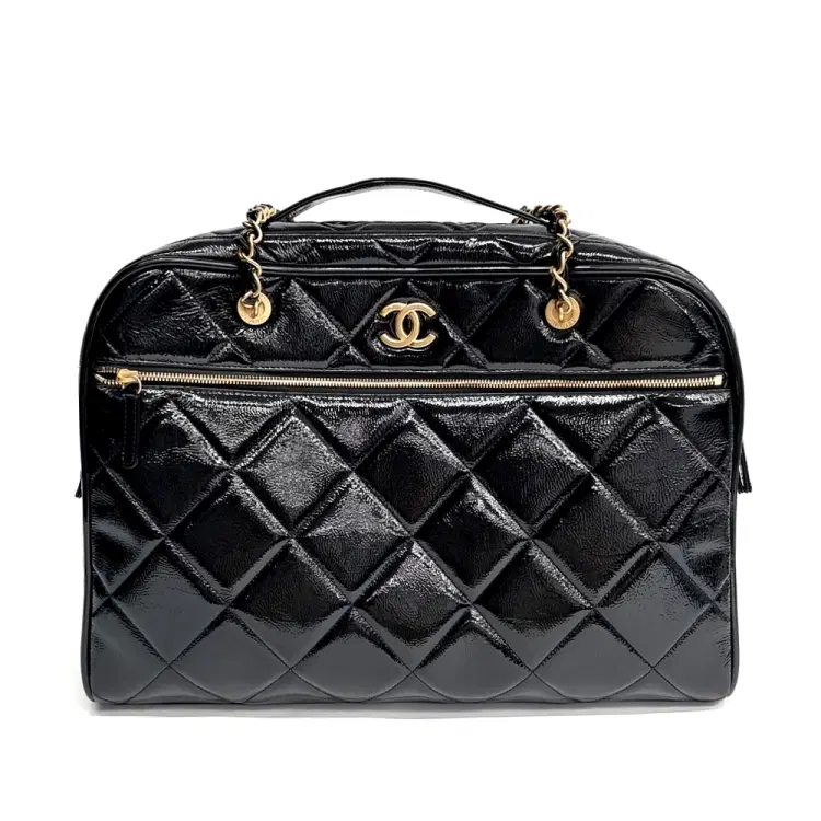 Chanel Patent Travel Bag-Hover-Image