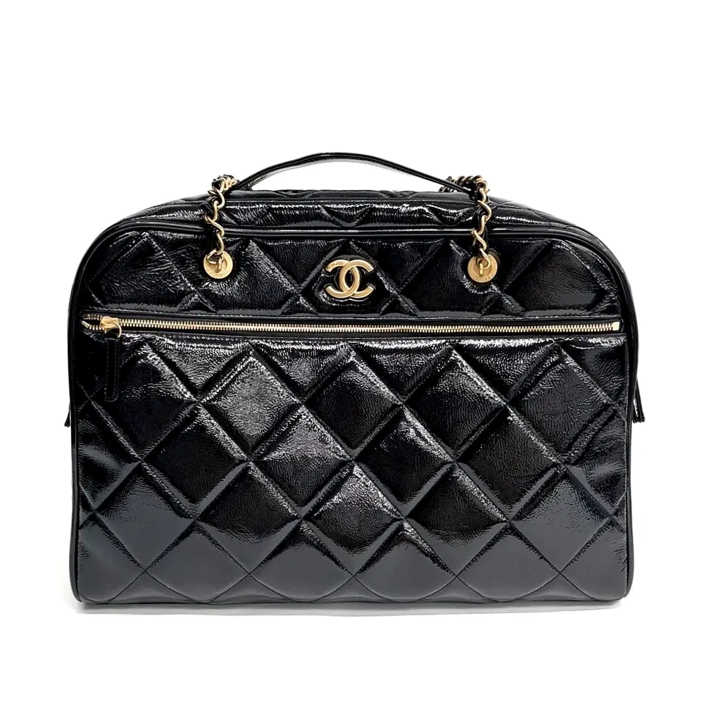 Chanel Patent Travel Bag