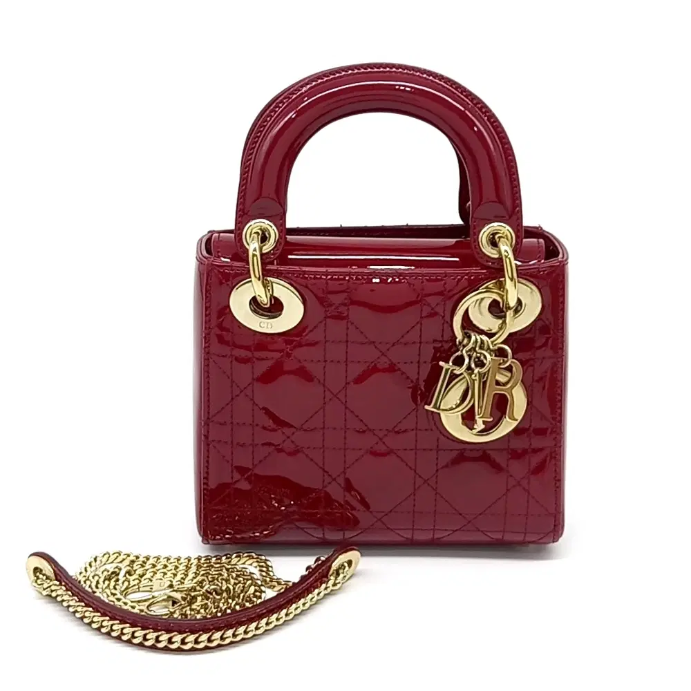 Christian Dior Patent Lady Bag Mini