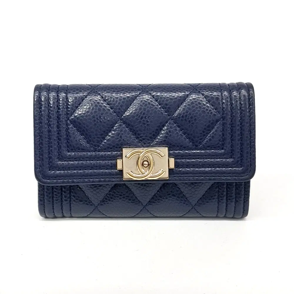 Chanel Caviar Boy Card Holder A80603