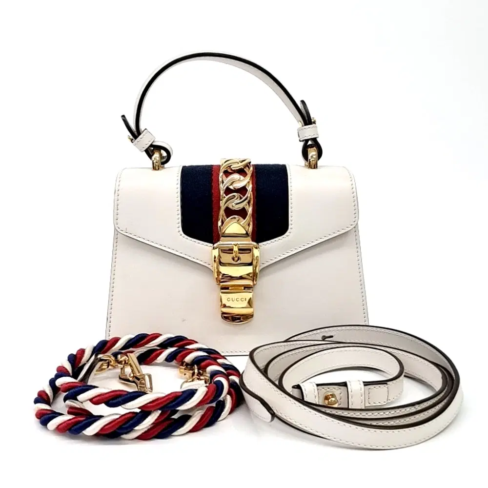 Gucci Sylvie Mini Tote And Crossbody Bag (470270)