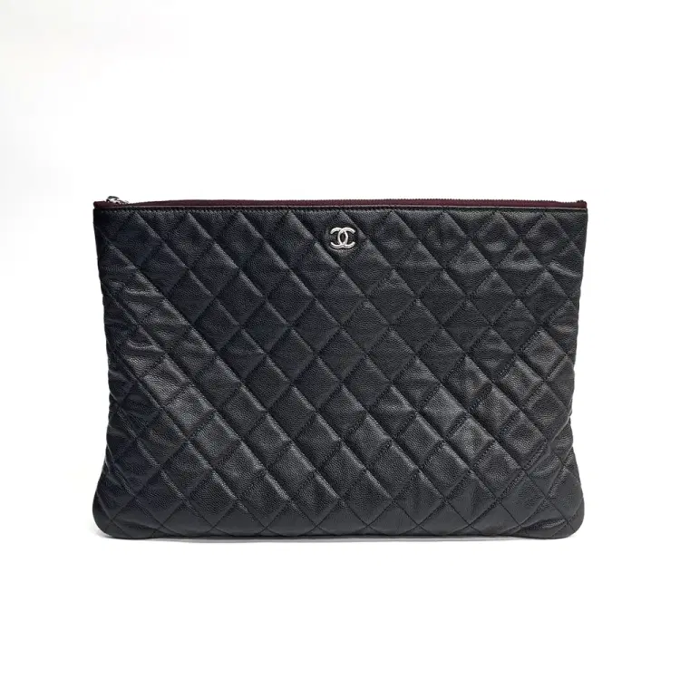 Chanel Caviar Clutch Large-Hover-Image