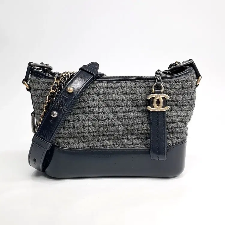 Chanel Tweed Gabrielle Hobo Bag Small-Hover-Image