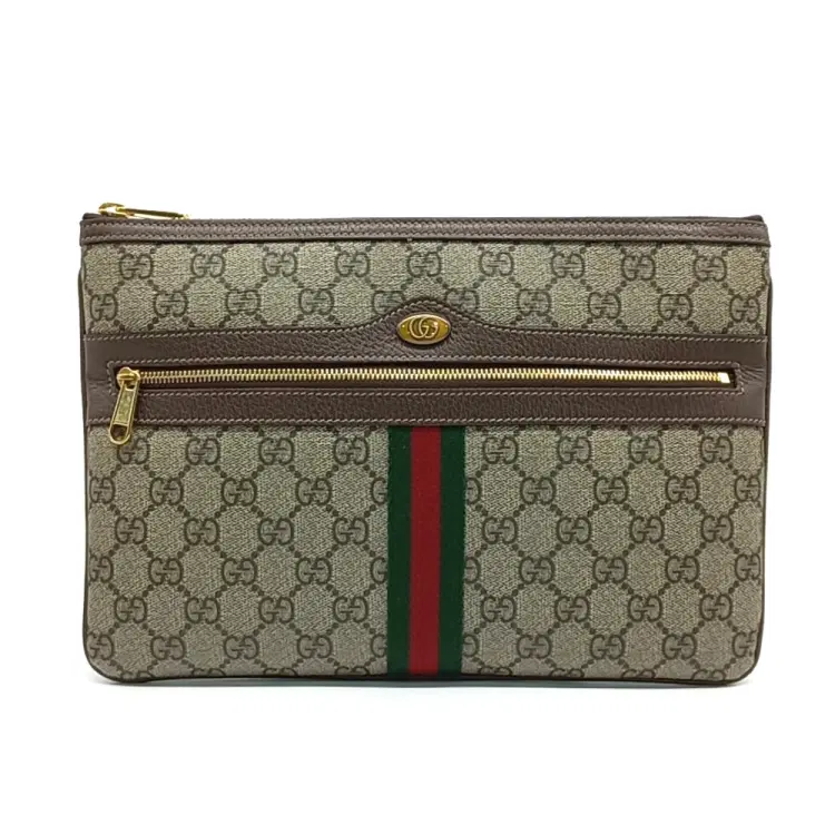 Gucci Ophidia Gg Supreme Clutch (517551)-Hover-Image