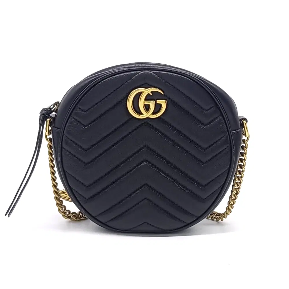 Gucci Marmont Round Shoulder Bag (550154)