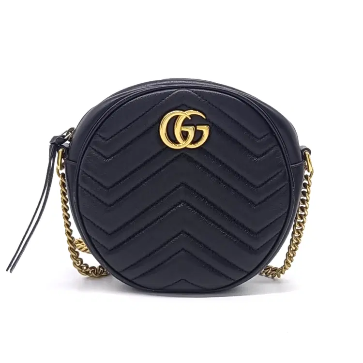 Gucci Marmont Round Shoulder Bag (550154)-Hover-Image