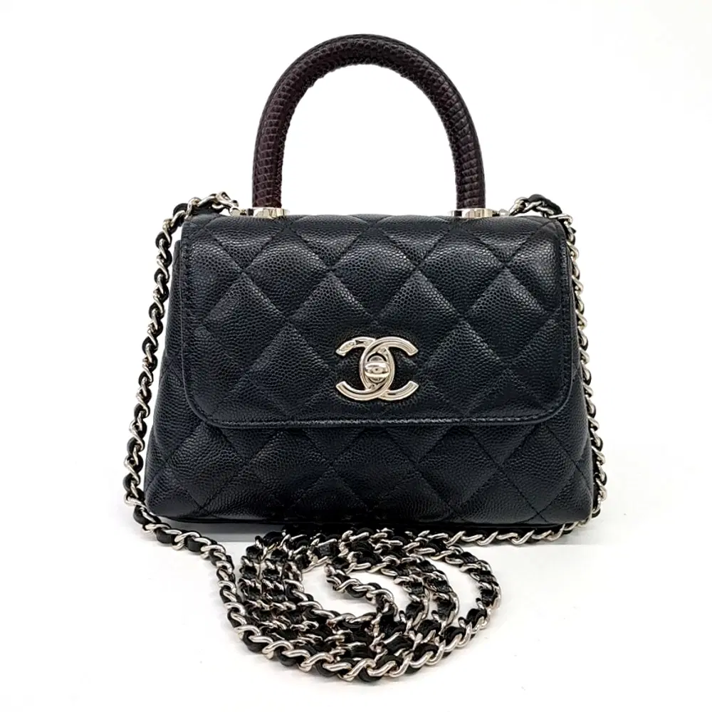 Chanel Caviar Coco Handle 16 Ap4244