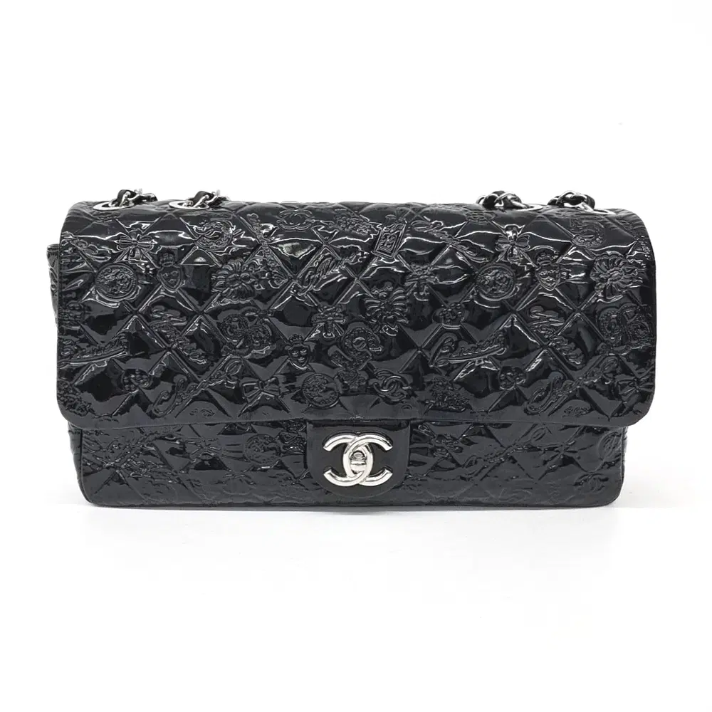 Chanel Patent Icon Shoulder Bag