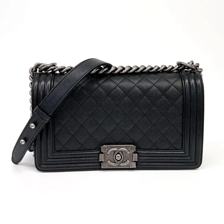 Chanel Caviar Boy Bag Medium-Hover-Image