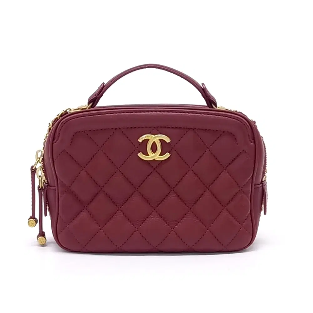 Chanel Cosmetic Vanity Top Handle Chain Shoulder Bag A57905