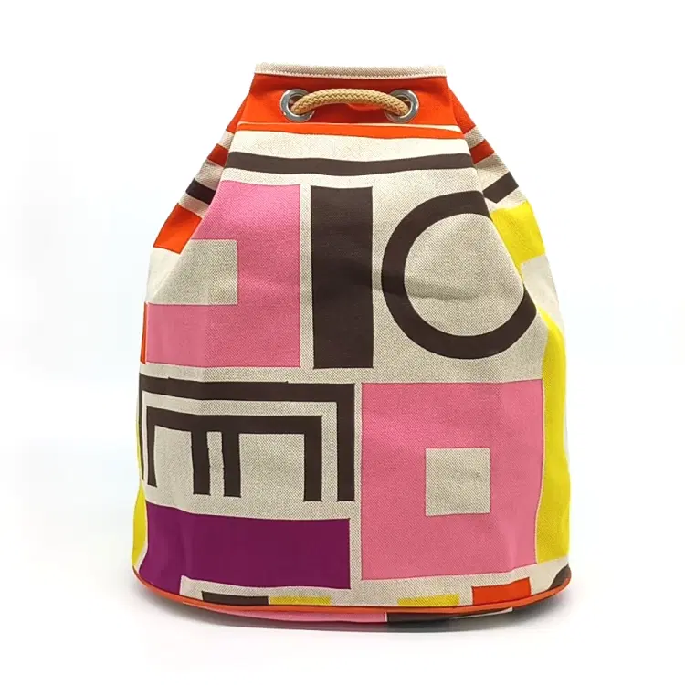 Hermès Canvas Bucket Backpack-Hover-Image