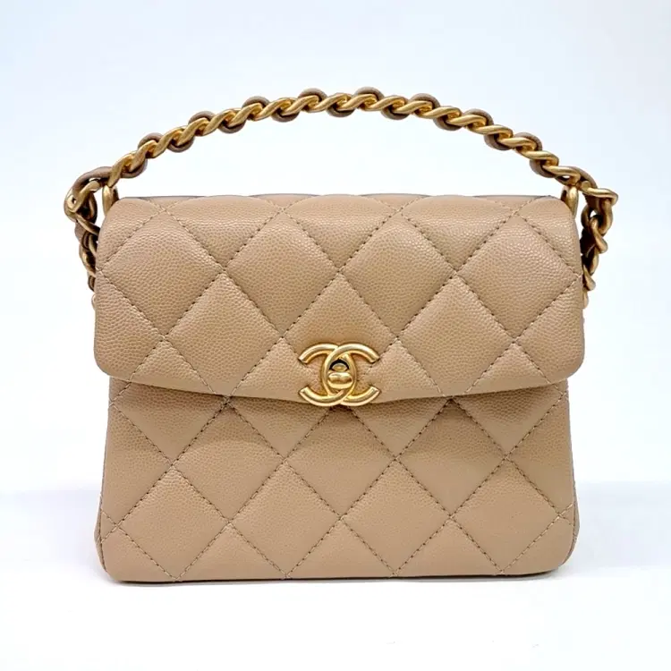 Chanel Caviar 31 Le Cambon Top Handle Mini Flap Bag-Hover-Image