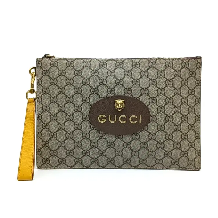 Gucci Gg Supreme Clutch (473956)-Hover-Image