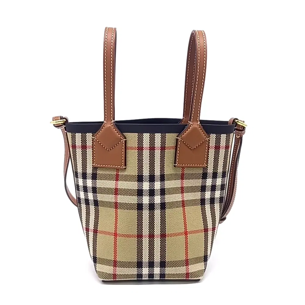 Burberry Bucket Tote And Crossbody Bag