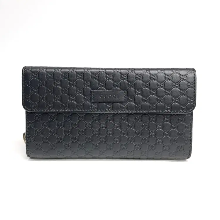 Gucci Micro Cima Line Long Wallet (449364)-Hover-Image