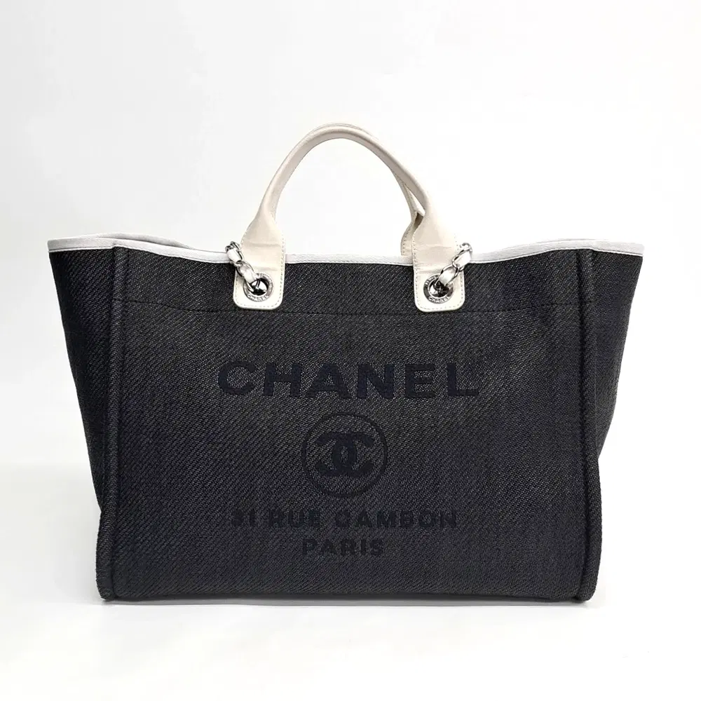 Chanel Deauville Tote And Shoulder Bag