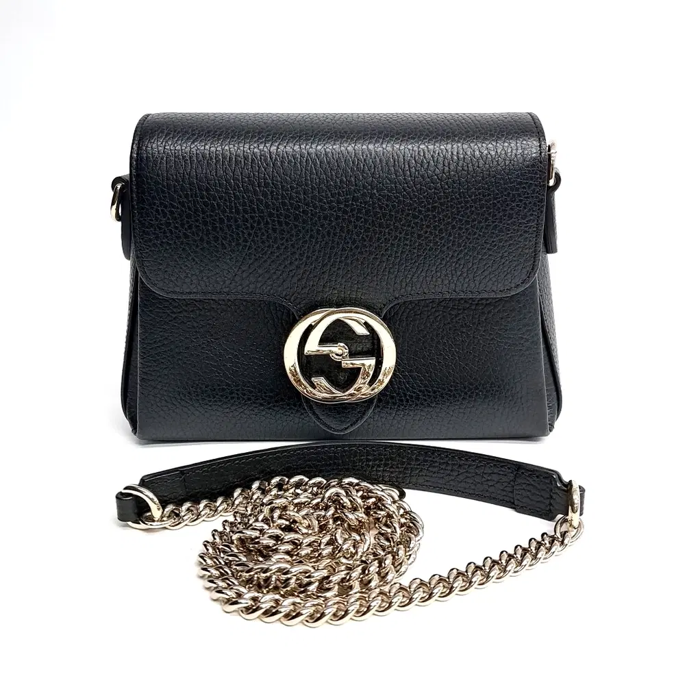 Gucci Interlocking Chain Crossbody Bag (607720)