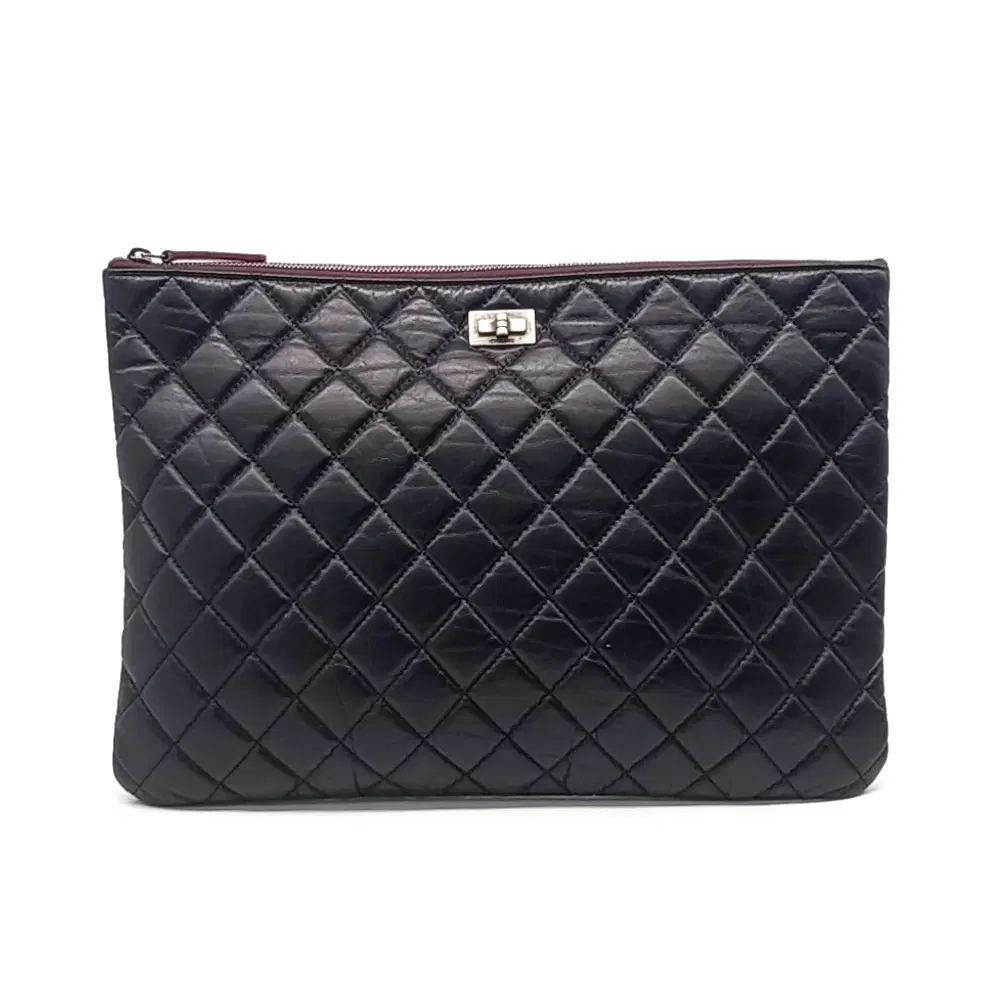 Chanel Vintage 2.55 Clutch Large