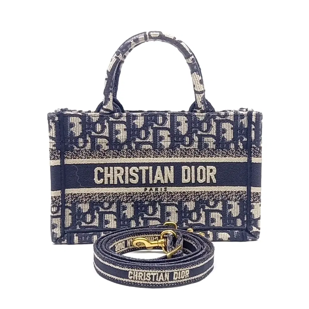 Christian Dior Book Tote Mini Shoulder Strap Bag S5573Criw
