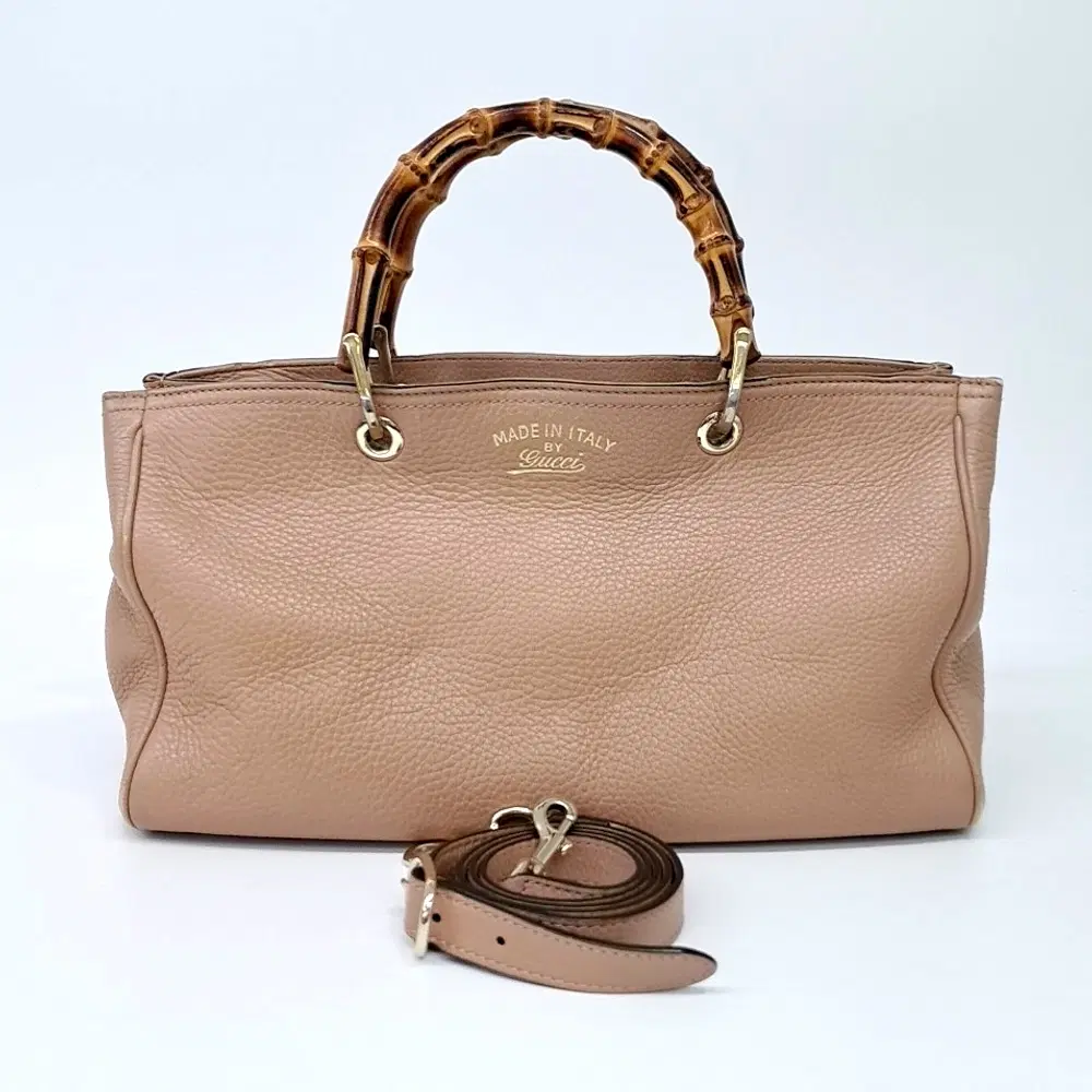 Gucci Bamboo Tote And Shoulder Bag (323660)