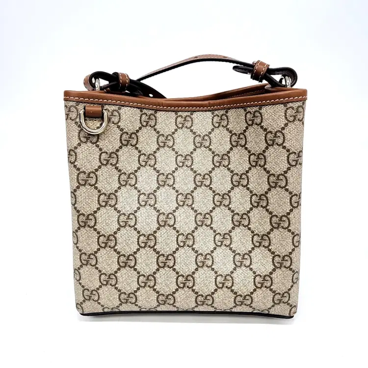 Gucci Gg Emblem Small Bucket Bag (815118)-Hover-Image