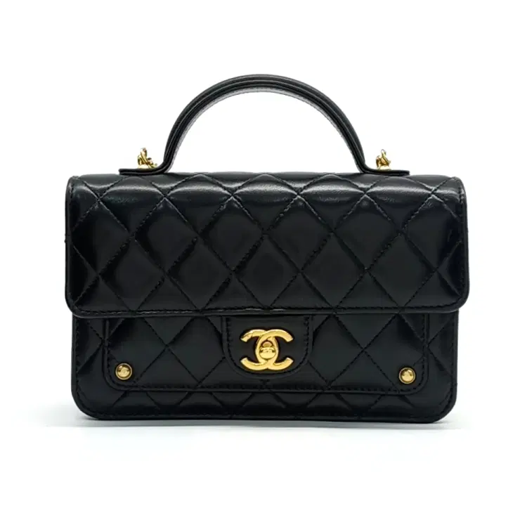 Chanel Top Handle Chain Crossbody Bag-Hover-Image