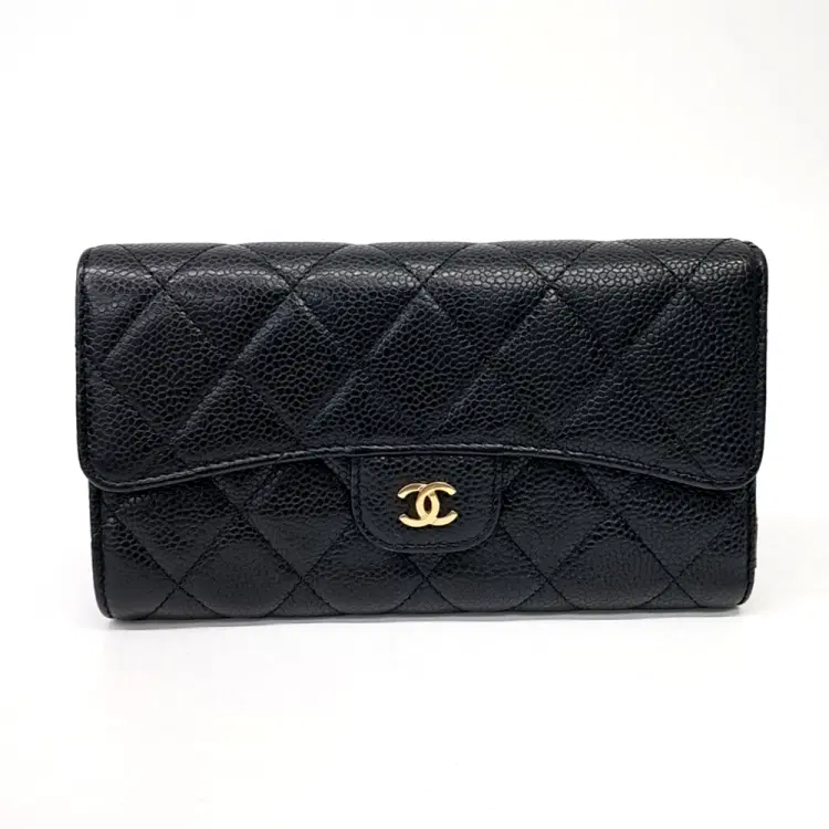 Chanel Caviar Long Wallet A31506-Hover-Image