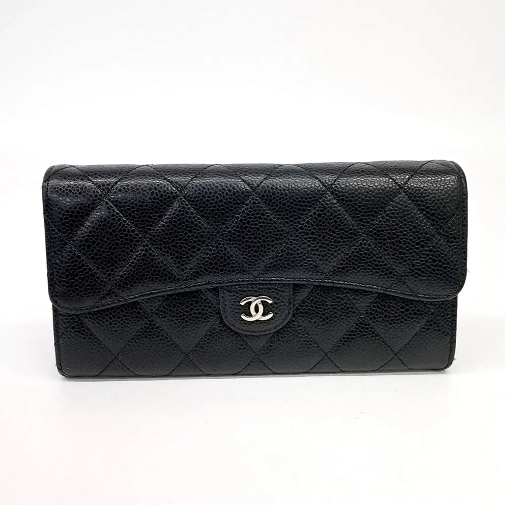 Chanel Caviar Long Wallet