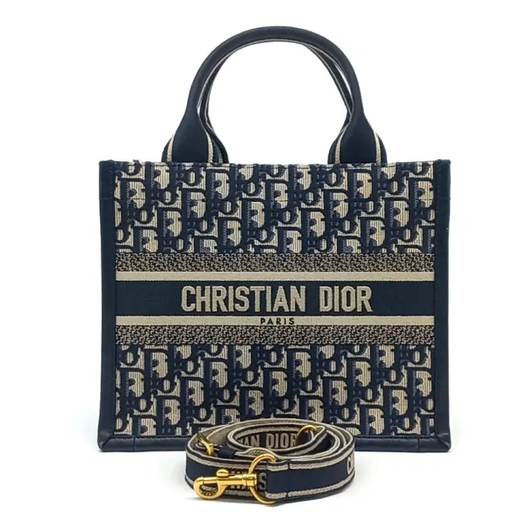 Christian Dior Oblique Book Tote Bag Small M1325Czbb-Hover-Image
