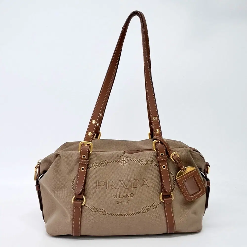 Prada Jacquard Shoulder Bag (Bl0600)