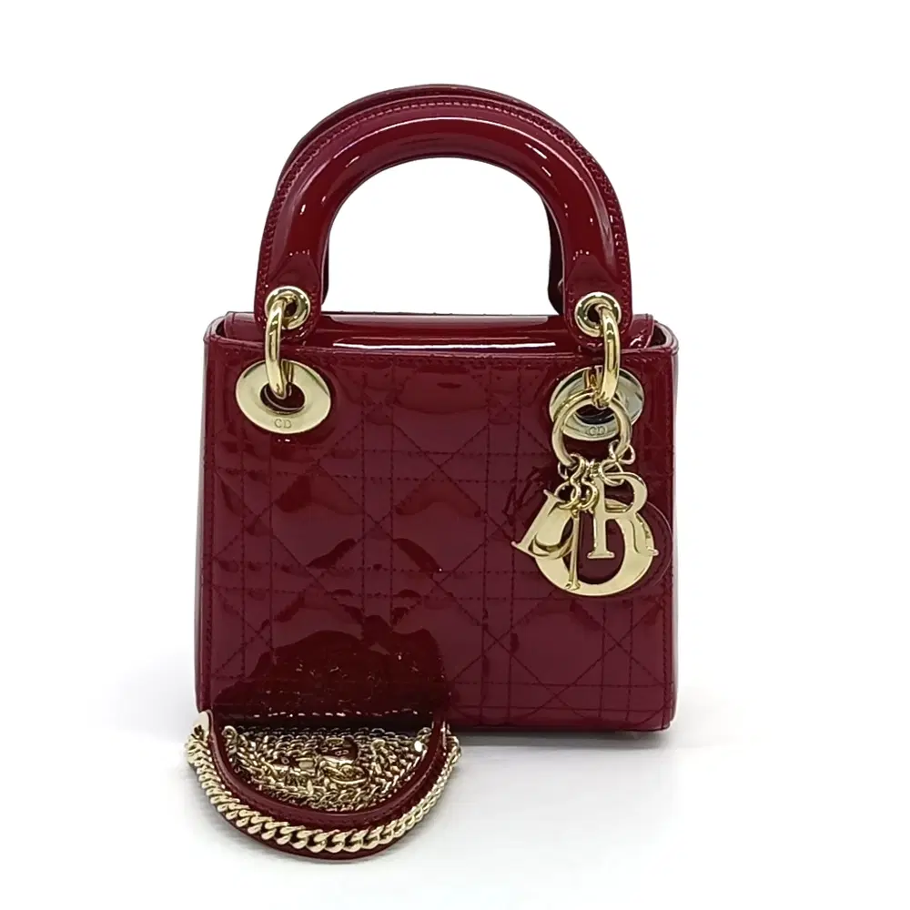 Christian Dior Patent Lady Bag Mini
