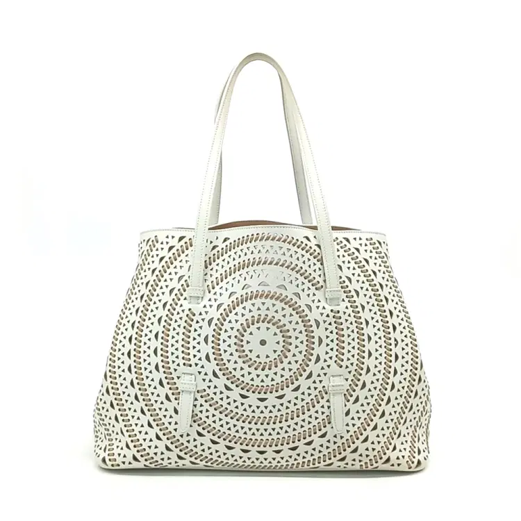 Alaia Laser-Cut Shoulder Bag-Hover-Image