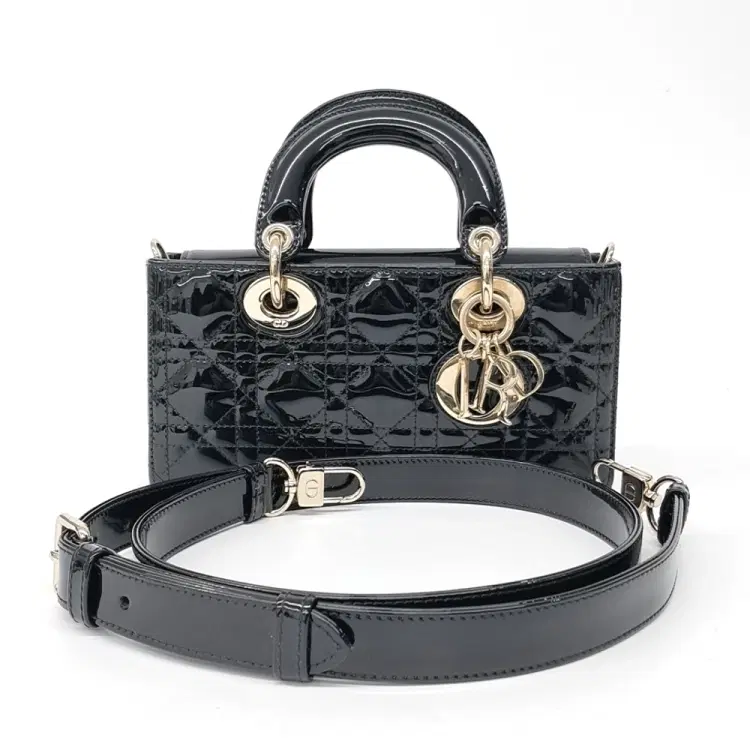 Christian Dior Patent Lady D-Joy Small M0613-Hover-Image