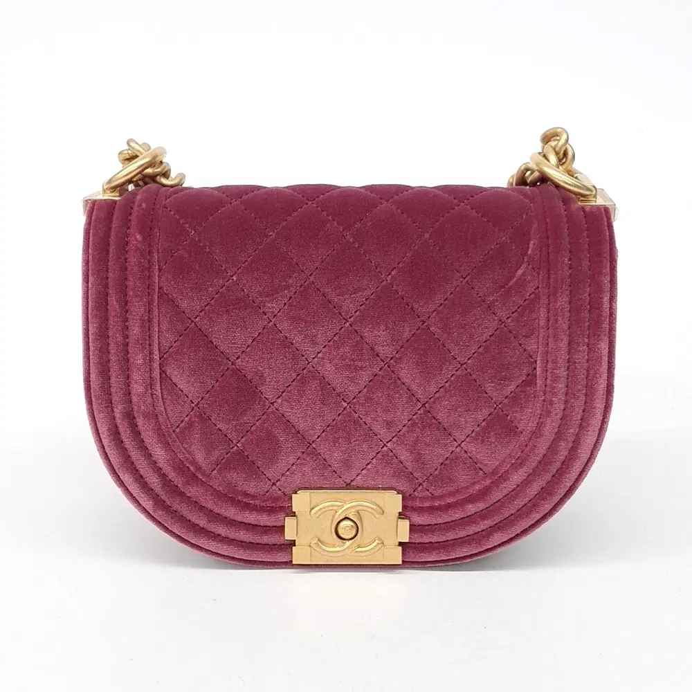 Chanel Velvet Boy Crossbody Bag