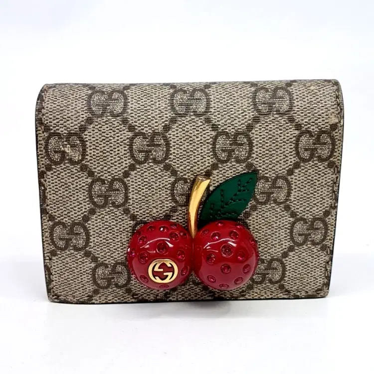 Gucci Cherry Pvc Wallet (476050)-Hover-Image