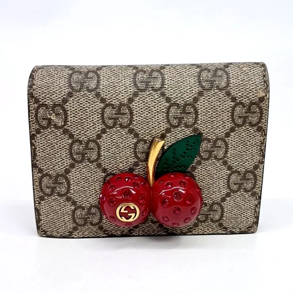 Gucci Cherry Pvc Wallet (476050)