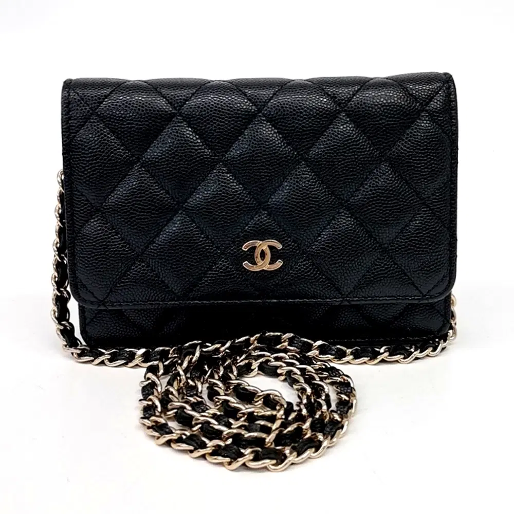 Chanel Caviar Woc Mini Crossbody Bag