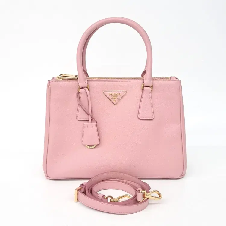 Prada Saffiano Luxe Tote And Shoulder Bag (1Ba863)-Hover-Image
